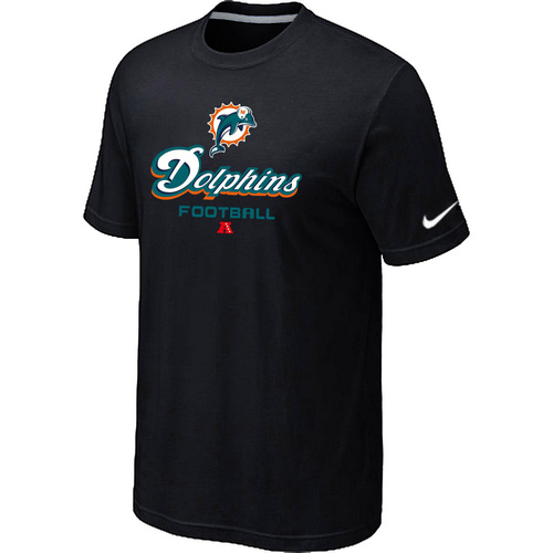 Nike Miami Dolphins Critical Victory NFL T-Shirt - Black